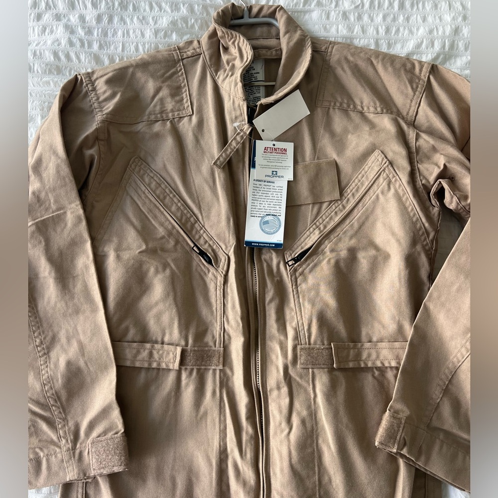 Propper Nomex Flight Suit Tan 36S - Picture 5 of 5